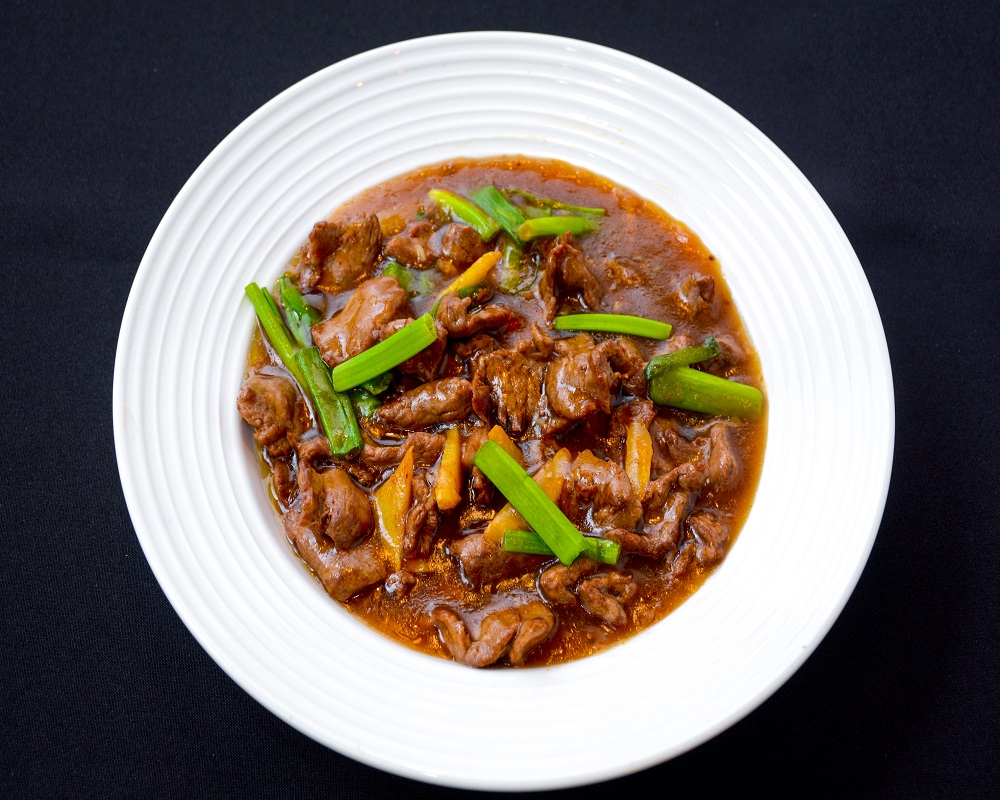 Beef With Ginger & Spring Onion